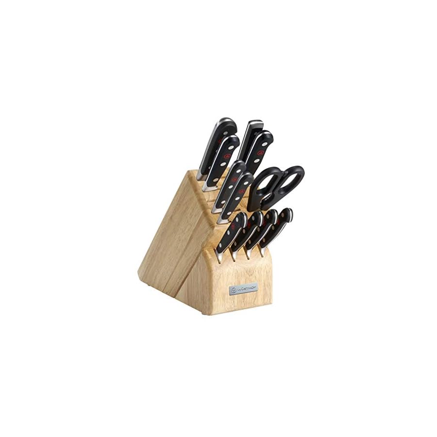Wusthof-Classic-Knives-Cutlery-Set-with-Storage-Block-12-Piece Wusthof Classic Knives Cutlery Set with Storage Block, 12 Piece