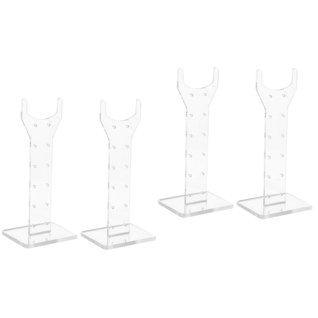 POPETPOP 2 Pairs Grow Light Bracket Indoor Plants Growing Lamp Rack Plants Indoor Clear Stand Succulent Planters Grow Lights Plant Lights Indoor Growing Lights Rack Major Acrylic Lamp Stand