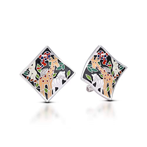 Boucles d'oreilles Serengeti en argent chic et élégant