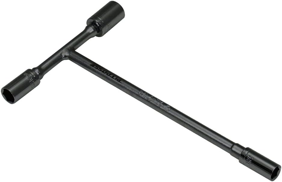 Pit Posse PP2587 3-Way T-Handle Wrench Removable 8mm 10mm 12mm Sockets
