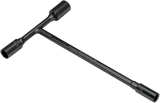 Pit Posse PP2587 3-Way T-Handle Wrench Removable 8mm 10mm 12mm Sockets