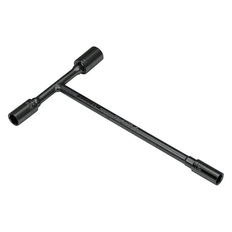 Chave de Soquete em T de 3 Vias Pit Posse PP2587 com Soquetes Removíveis de 8 mm, 10 mm e 12 mm