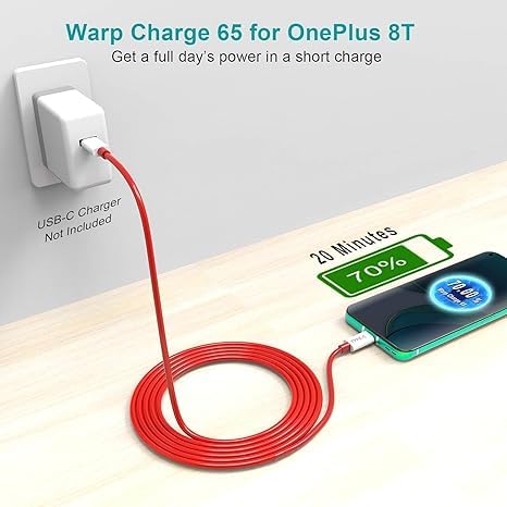Image of Oneplus Original 100W 80W 65W 30W SUPERVOOC Dash Data Type C Cable Wire For Ultra Fash Charging For Oneplus 12,12R,11,11R,10 Pro,10R,10T,9RT,9R,8T Nord 4, CE4, 3,CE3 Lite Full Protection.