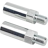 Speedway Motors Shock Extensions for Pro Shocks Small Body Shocks, 2-Inch Steel Stud...