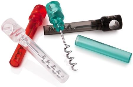 True Covert Transparent Pocket Corkscrews, Portable Wine Bottle Opener with Hidden Spiral, Discreet & Compact Design for Travel, Camping, Picnic, Gifts for Wine Lovers, Set of 2, Assorted Colors image 3