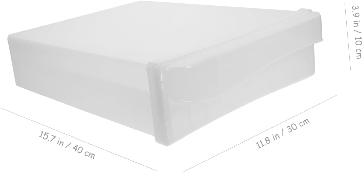 Multi-compartment Storage Box Drawer Type Design for Refrigerator Stable Holder Slots and Convenient Organizer for Kitchen Use