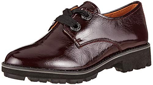 CAPRICE Women's Jella Oxfords, Red (Bordeaux Napa. 550), 8 UK