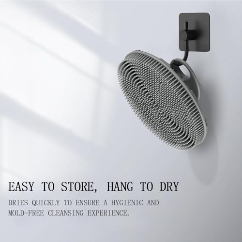 image for INNERNEED Food-Grade Soft Silicone Body Scrubber Shower Brush Handheld