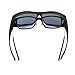 JIANGTUN Oversized Cover Prescription Sunglasses ,Warp Around Polarized Fitover Sun Glasses for Men Women,UV Protection & Anti-glare,Coating Blue
