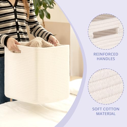 image for OIAHOMY Storage Cubes, 13 Inch Cube Storage Organizer, Collapsible Sto