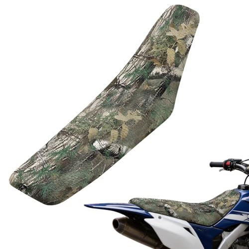 SUITOSELFY Hunting Camo Dirt Bike Seat Cover, Universal Waterproof Cushion
