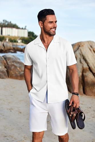 Chemise hawaïenne COOFANDY à manches courtes imprimée et fluide pour un look d'été décontracté - 3
