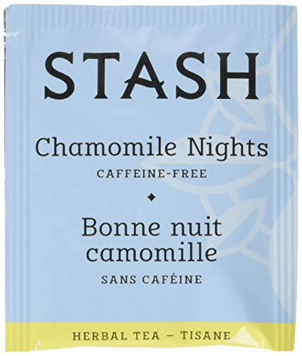 Stash Tea Chamomile Nights Herbal Tea 100 Count Tea Bags in Foil