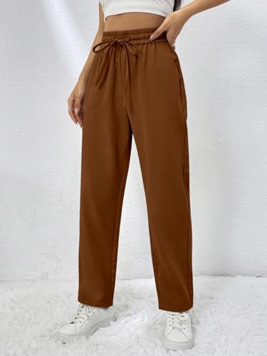Image of Vogaan Trousers for Women | Women's High-Waisted Wide Leg Pant | Women Trousers Pants | Korean Trousers for Holiday