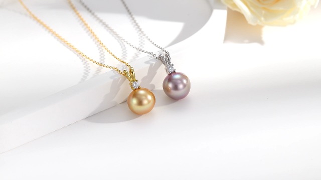 Amazon.com: BAMIKI 11-12MM Round Black Pearl Necklace for Women