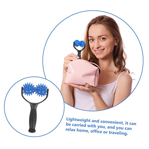 FOMIYES Hold Massage Ball Point Tool Muscle Roller Feet Plantar Deep Stick Facial Tools Plastic Roller Stick 22x Neck