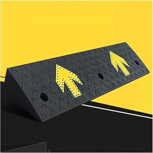 Rampas de umbral de goma -Rampas portátiles para coche,rampas negras para bordillos de coche,rampas de umbral de plástico PVC,rampas de goma resistentes para sillas de ruedas,caravanas y autoca