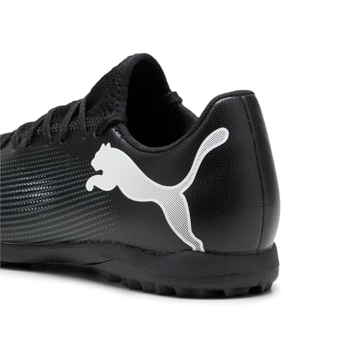 PUMA Men's Future 7 Play Turf Trainer Sneaker, Black White, 12.53