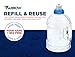 Arrow Home Products H2O On The Go Water Bottle, 2.2 Liter (Includes Two Bottles w/Push Cap) - Made in USA, BPA Free - Built-In Handle - Ideal for the Gym & Sports Practice