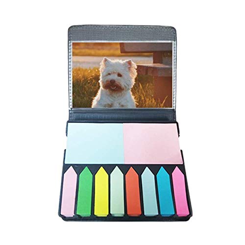 Boîte à marque-page Solitaire rangement utile pour chien blanc