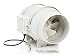 STERR – Extractor en línea con ventilador de conductos silenciosos 150-160 mm...