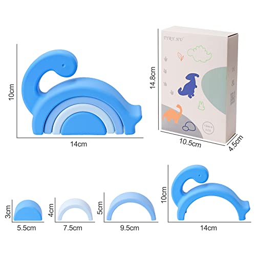 TYRY.HU Giocattolo Dinosauro Impilabile Bambini