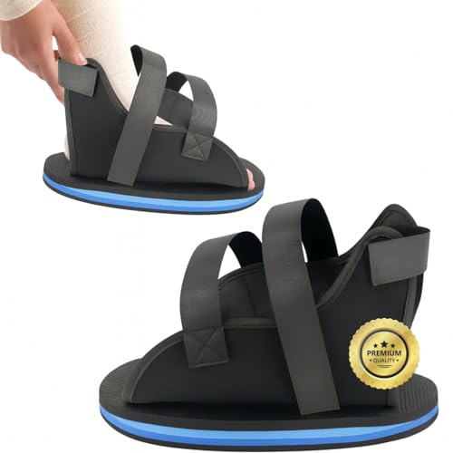 OrtoPrime Zapato Postoperatorio BILATERAL zapatos postquirúrgico 3 TALLAS Zapato Ortopédico CIRUGÍA PIE Zapatos Recuperación Calzado Postquirúrgico Rehabilitación (TALLA L (42-44))