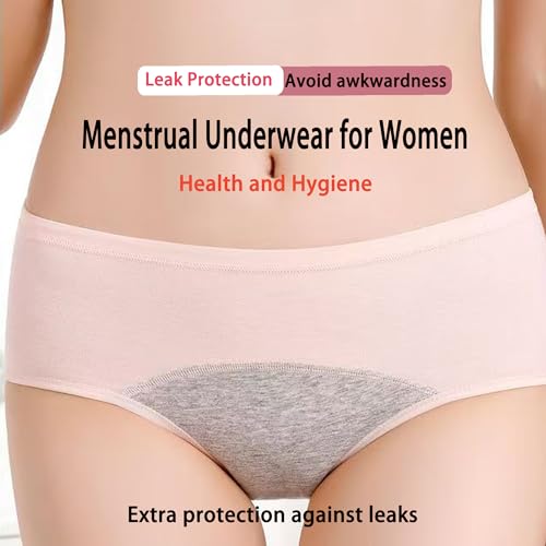 Image of Women's double-layer underwear, 95% cotton, comfortable and close-fitting, move however you want.