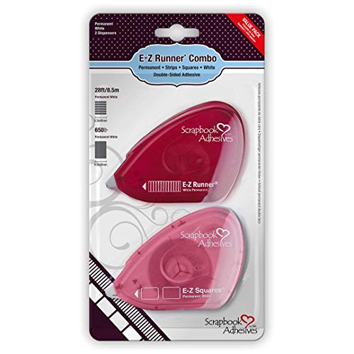 3L Scrapbook Adhesives E-Z Runner Permanent Adhesive Dispenser, Combo Value Pack