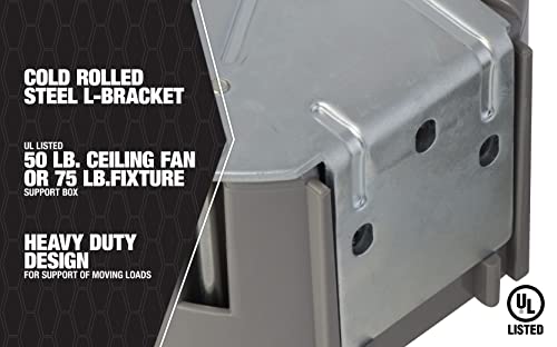 Southwire MSBFAN Cubic Inch Smart 50Lb Paddle 75Lb Light Fan Fixture Box thumb #3