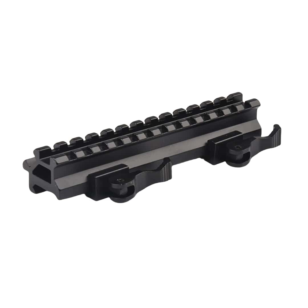 13 Slots Doppio Rail Rise 45 Gradi Quick Release Mount Base QD .223 Rail