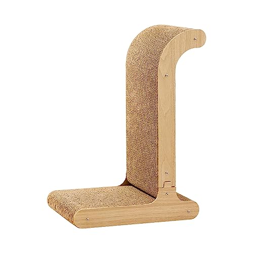 Bothyi Coçador para gatos, papelão ondulado, papel ondulado, arranhador para gatos, poste de arranha