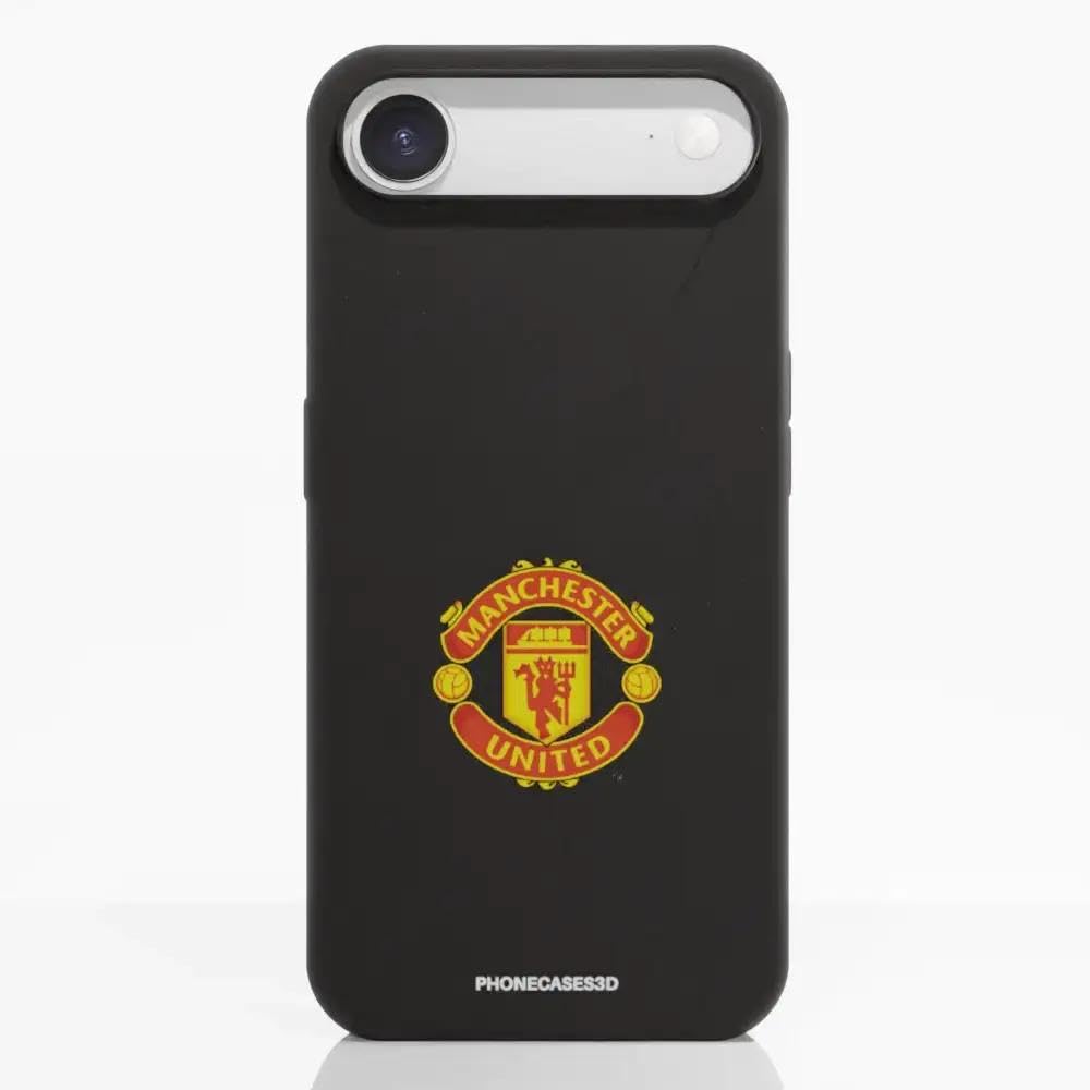 PHONECASES3D – Phone Case compatible with Apple iPhone 17 Air Manchester United FC – Color Shield – Ergonomic Design – Lightweight & Durable Protection – Black