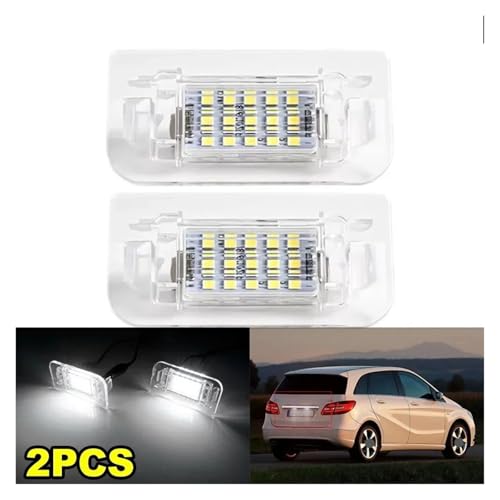 Luz de matrícula LED Benz Clase B evita error de bombilla fundida W246 6