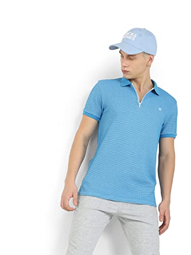 Image of Jack & Jones Men Cotton Solid Regular Fit T-Shirt