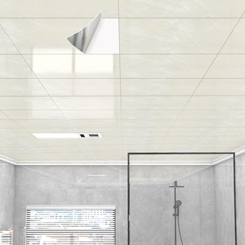 Azulejos de techo autoadhesivos de poliestireno para renovaciones de pared 8