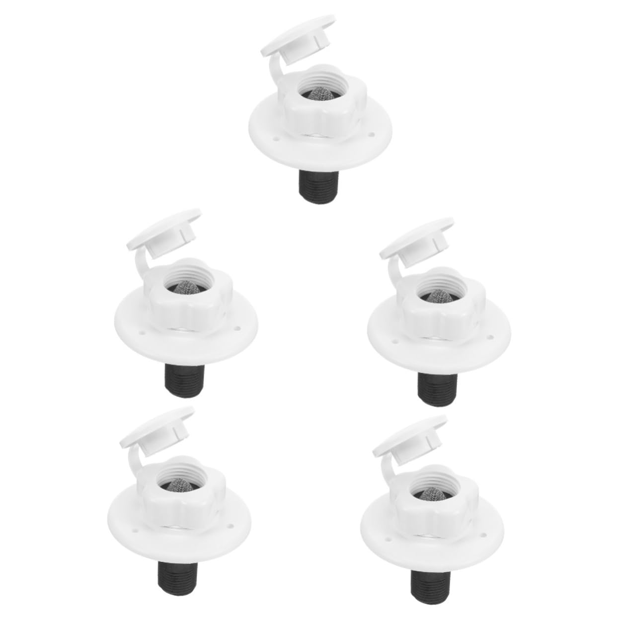 Gatuida 5pezzi Valvola Di Ingresso Per Camper Connessione Sicura e Facile Installazione Per Riempimento Serbatoi Accessorio Per Veicoli e Modifiche Rv