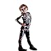 Sijux Trajes De Las Mujeres Disfraces De Halloween Los Niños Fantasma Esquelético Humano del Mono De Catsuit Atractivo Cosplay Mamelucos Noche del Campo Escenario DS,Children,M