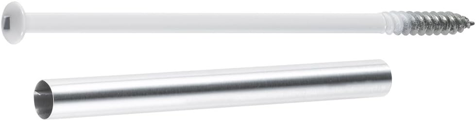 FastenMaster FMGUT007-25W 7 Inch Gutter Screws, White, 25-Pack