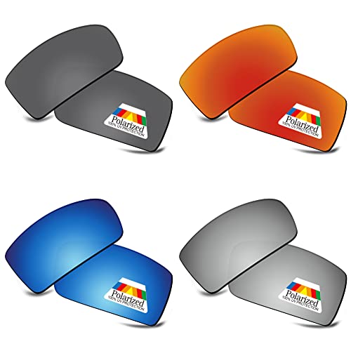 Image of Bwake Replacement Lenses for Oakley Sylas OO9448 57mm / Sylas XL OO9448 60mm Sunglasses POLARIZED