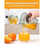 GDOR 800W Juicer Machine, 3” Wide Feed Chute, Dual-Speed Centrifugal Juicer for Fruits & Vegetables, Anti-Drip Function, BPA-Free, Easy to Clean with Brush, White - Image 5