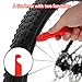 Fukaisu 20pcs Bike Tire Repair Kit, Bicycle Inner Tube Puncture Patch Kits Includes 12 Tire Patches Filer Blade Tyre Lever & Sandpaper for Mountain and Road Bikes