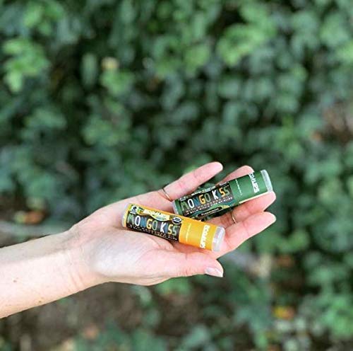 Eco Lips Mongo Kiss Mongongo Oil Lip Balm with Beeswax and Cocoa Butter, 4-Pack (Acai Berry/Banana/Blood Orange/Yumberry Flavors)