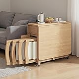 Juego de Mesa de Comedor Plegable de 5 Piezas Que Ahorra Espacio, Ideal for Espacios pequeños y Balcones.