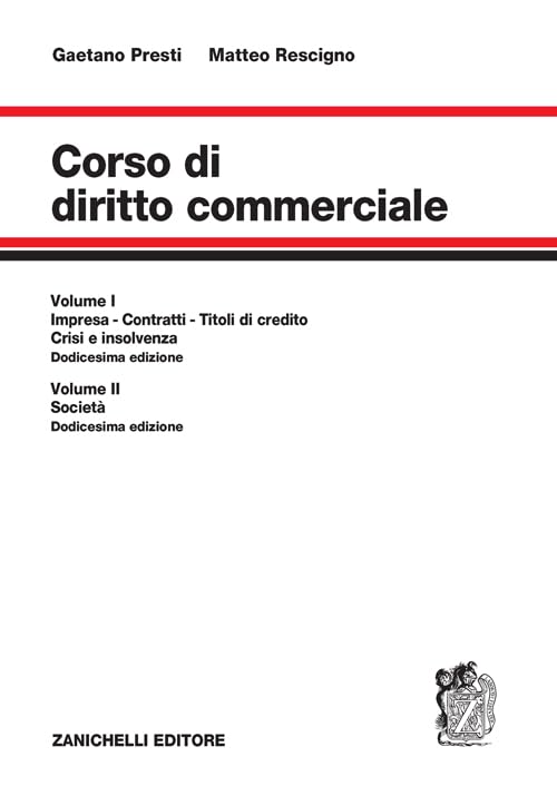  Corso di diritto commerciale