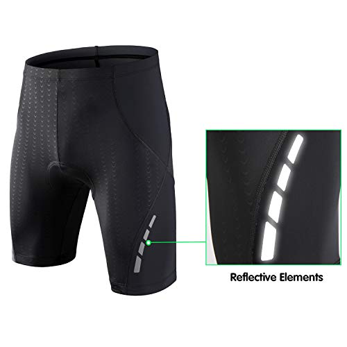 image for beroy Men's Cycling Shorts Padded Bicycle Riding Tights Men's Bike Sho