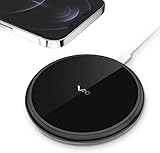 【Sichere und zuverlässige Leistung】: Kabelloses Ladegerät ist eingebauter Sicherheitsvorkehrungen und schützt Ihr Handy vor übermäßigem Strom, Überhitzung, Überladung usw. und schützen Sie und Ihre Geräte, unabhängig davon, wie oft Sie sie aufladen.