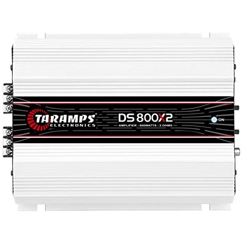 Taramps DS 800x2 2 Channels 800 watts RMS, FULL RANGE 2 Ohms, Car Audio Amplifier Multichannel Class D Crossover HIGH/LOW PASS Cover