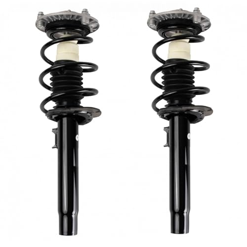 Image of TRQ Front Strut and Spring Assembly Set Loaded Compatible with 12-16 BMW 328i RWD 12-15 335i RWD 12-13 320i 13-15 ActiveHybrid 3 14-18 328d 16-18 340i 16-17 330e