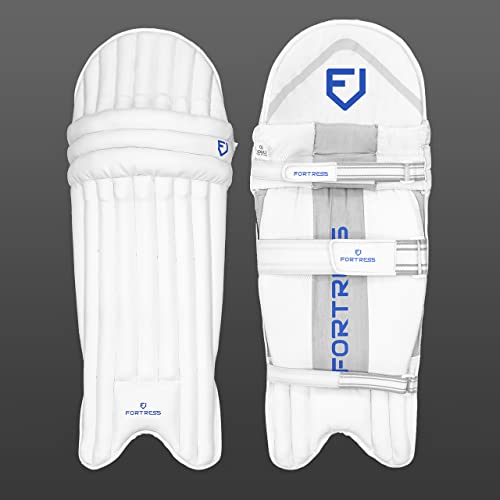 Jambières de cricket FORTRESS Original 300 avec protection de genou ajustée